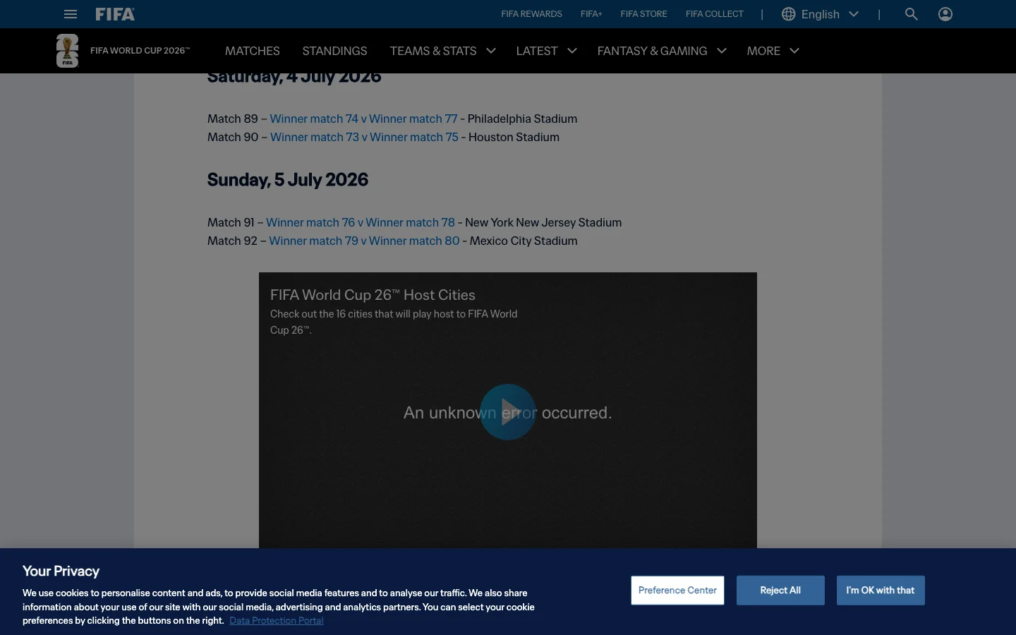 FIFA World Cup 2026 knockout bracket showing USA Round of 32 Match 81