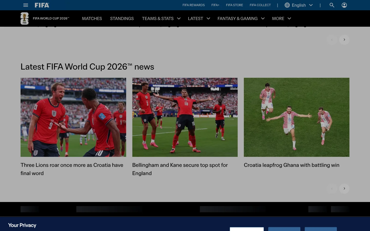 FIFA World Cup 2026 knockout stage bracket official layout